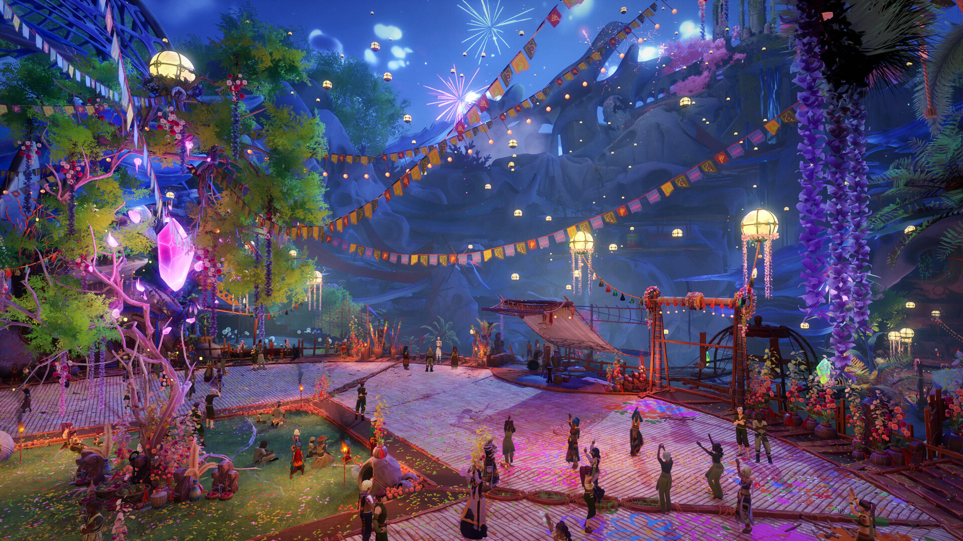 Edge of Memories characters - official screenshot of the party